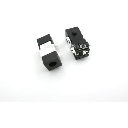 10PCS/LOT DC-011C 2.5-0.7 DC011C DC Power Jack 5 Pins SMD Socket