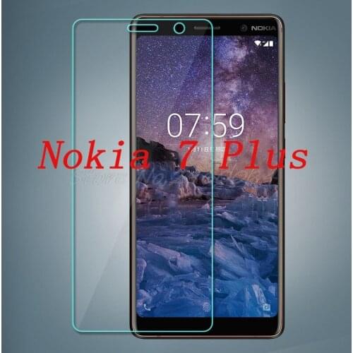 2PCS NEW Screen Protector mobile phone For Nokia 7 Plus 7PLUS 9H Tempered Glass Film Protective Screen Cover