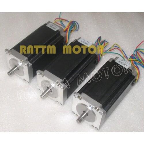 3Pcs Nema23 112mm 4-lead CNC Stepper Motor 425 Oz-in 3A CNC Stepping Motor 3D Printer