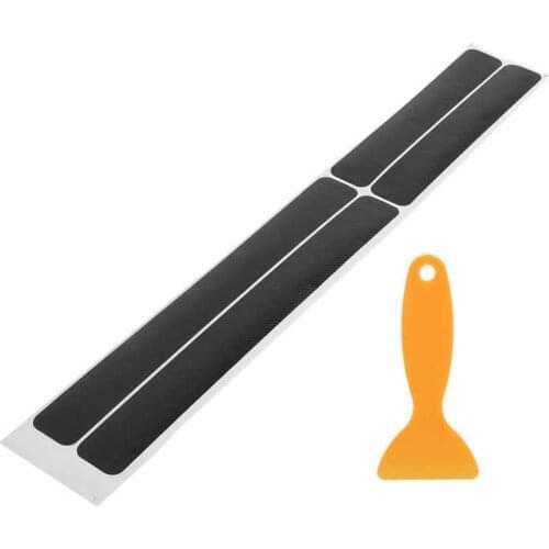 4pcs Car Door Sill Covers Protector Anti-Scratch Guard 3D Carbon Fiber Decoration Universal