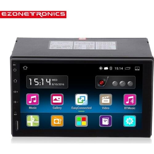 2din Android 5.1 6.0 Car Radio Stereo 7" Capacitive Touch Screen High Definition 1024x600 GPS Navigation Bluetooth USB SD Player