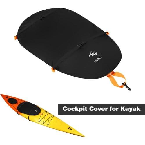 Kayak Cover Sun Protection Cockpit Dust Cover Shield Protector Waterproof Adjustable Storage Kayak Accessories Double Blocking H