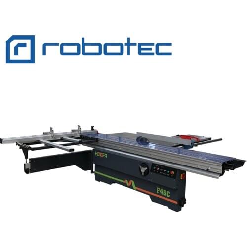 Wood working sliding table panel saw with lifting table and 45 degree CNC wood cutting machinery for furniture making