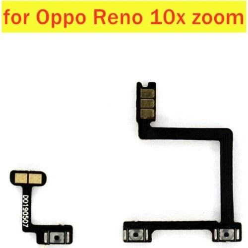 For Oppo Reno 10x zoom Power Volume Flex Cable ON OFF Side Button Switch Flex Cable Replacement Repair Spare Parts