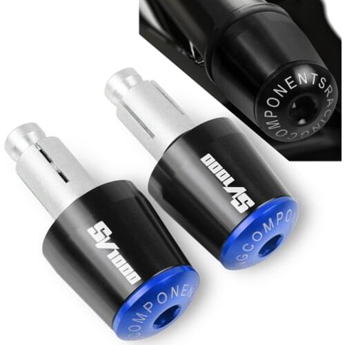 For SUZUKI SV1000 SV 1000S SV 1000 S SV1000 S 2003-2007 2004 2005 2006 7/8" 22mm Motorcycle CNC Aluminum Handlebar Grips Ends
