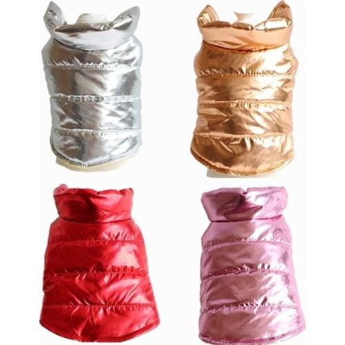 Pet Dog Jacket Coat Puppy Chihuahua Clothing Winter Warm Dog Vest Thicken Dog Clothes Windproof French Bulldog Dogs Costume