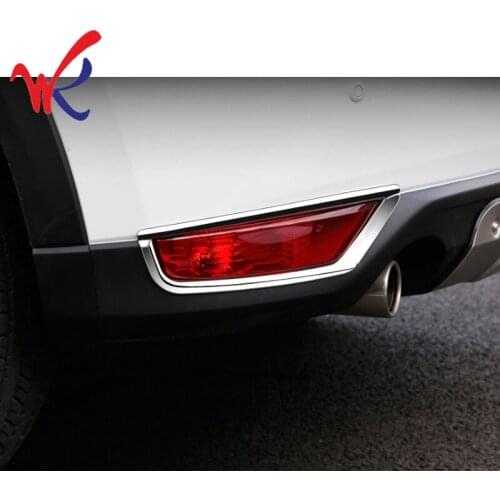 Loyalty for Mazda CX5 2017 2018 Rear Fog Light Lamp Cover Trim ABS Chrome Car Accessories
