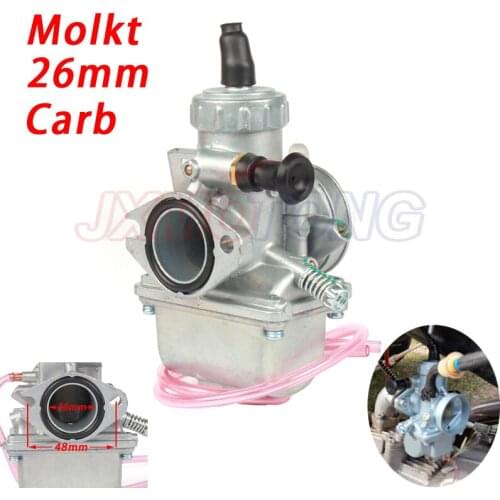 Molkt 26mm Carburetor Carb For YX ZS 140cc 150cc 160cc Dirt Pit bike Horizontal Engine Spare Parts