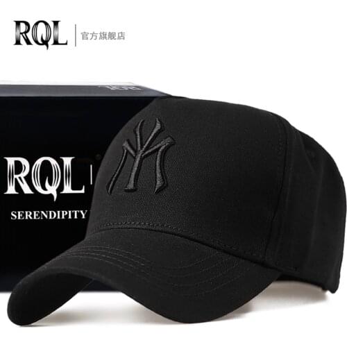 Mens Sun Sport Hats Black Baseball Caps For Men Snapback Embroidered Logo Brand Hip Hop Cotton Adjustable 2021 Summer Fashion