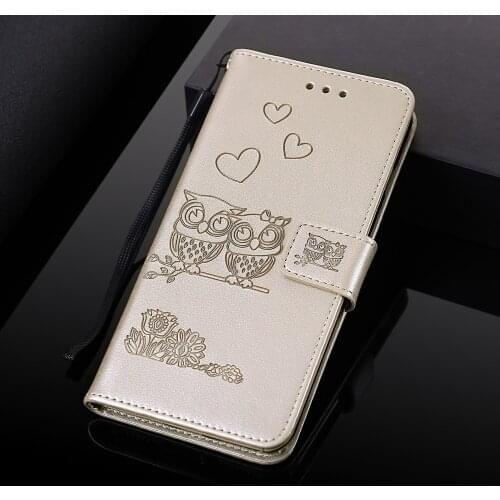 Cute Love Owl Leather Wallet Case For Samsung Galaxy A70 A60 A50 A50S A40 A30 A30S A20 A20S A20E A10 A10S A505F Flip Cover Glove