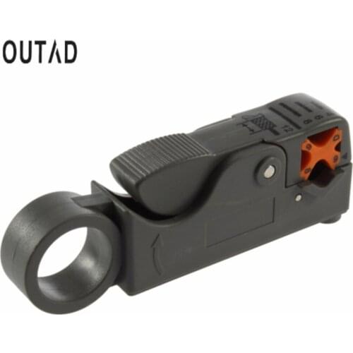 Top Household Tool Multifunction Rotary Coax Coaxial Cable Cutter Tool RG58 RG59 RG6 High Impact Material Wire Stripper