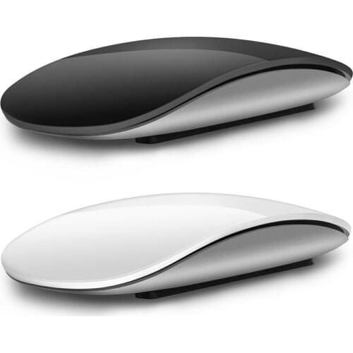 Bluetooth-compatible Magic Mouse Silent Rechargeable Laser Computer Mouse Slim Ergonomic PC Mice For Apple Macbook Microsoft
