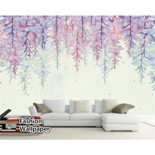 Beibehang High fantasy wallpaper romantic flower bouquet hand-painted oil painting gouache murals background 3d wallpaper tapety