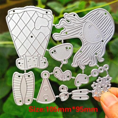 Suitable for Christmas metal cutting die and scrapbook DIY embossed paper craft 3D creative greeting card making girl 2020 NEW