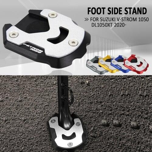 For SUZUKI Vstrom V-Strom DL 1050 XT 1050XT DL1050 DL1050XT 2020 2021 Kickstand Foot Side Stand Extension Pad Support Plate