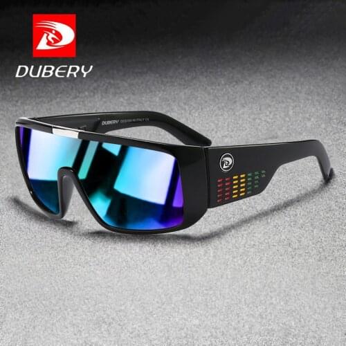 DUBERY Brand Mens Oversized Sunglasses One Piece Lens UV400 UV Protection And Glare Protection New Fashion Products D2030