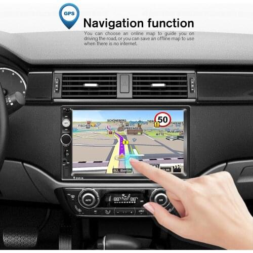 Universal Car Multimedia Player Stereo 7" Touch Screen Video MP5 Player Auto Radio Backup Camera Support Rear View Camera
