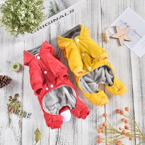 Winter Pet Clothing for Dog Jumpsuit four leg Warm Dog Coat Outfit Garment Puppy Apparel Poodle Bichon Schnauzer Clothes Jacket