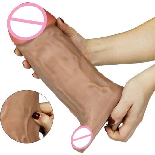 10.6" Giant Huge Soft Silicone Thick Dildo Realistic Penis Large Anal Plug Big Cock Dick Adult Women Erotic Female Masturbation