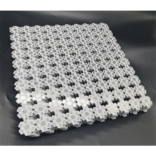 100pcs 1W 3W 5W Heat Sink LED Aluminum Base Plate PCB Board Substrate 20mm Star Kit DIY Cooling Heatsink 20 mm for 1 3 5 W Watt