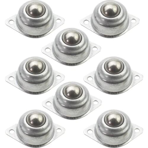 12 Pieces CY-15A Ball Transfers Universal Rotation Ball Conveyor Wheel Caster Roller 5/8 inch Ball Bearings