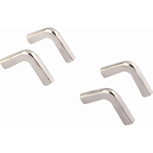 12 pcs Silver Metal Corner Decorative Corner Box Corner protector Corner Brackets Box Feet Leg Corner Protector