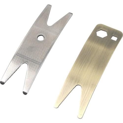 2PCS Guitar Bass Multi-Tool Spanner Wrench Knob Jack Tuner for Tightening Pots Switches Guitar Accessories
