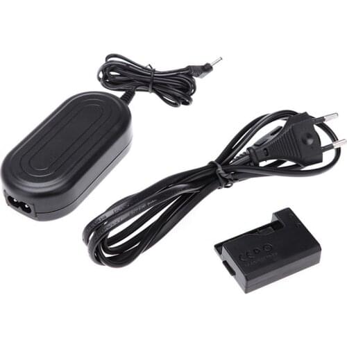 ACK - E10 AC 100 - 240V Power Adapter with DC transformer Cable Kit for Canon 1100D / Kiss X50 / Rebel T3 (Black)