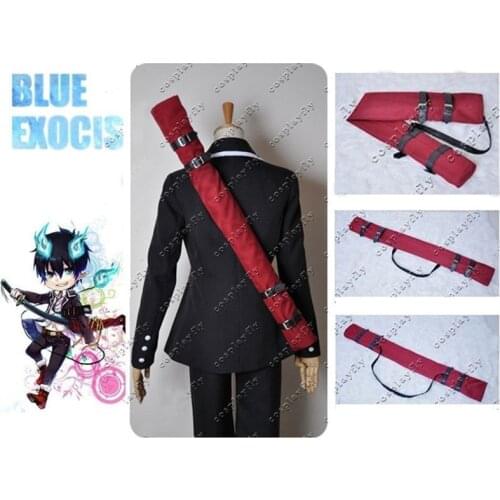 Ao no Blue Exorcist Rin Okumura Cosplay Prop 128 cm & 49.2 inch Burgundy Cloth Sword Bag Only For Adult Halloween (In Stock )