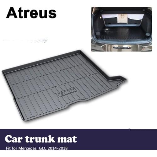 Atreus Car Trunk Cargo Floor Liner Tray Mat Cover Protection Blanket For Mercedes GLC X253 2014 2015 2016 2017 2018 Accessories