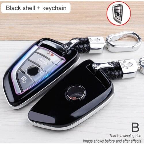 Carbon Fiber Car Smart Key Cover Case For BMW X1 X3 X5 X6 X7 G20 G30 G32 G12 F15 F85 F86 F20 F30 F10 E60 118i 218i 320i