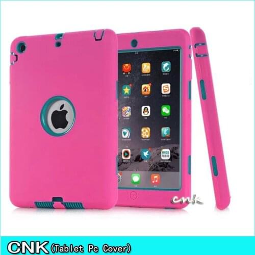 For iPad mini 1/2/3 Retina Kids Baby Safe Armor Shockproof Heavy Duty Silicone Hard Case Cover For Apple iPAD Mini 3 Case Cover