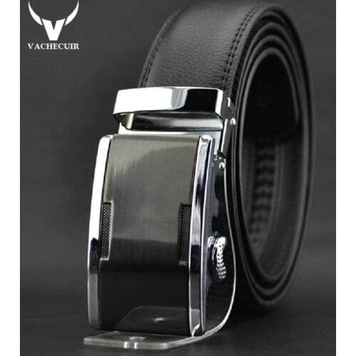 VACHECUIR Real Genuine Leather Designer Belts For Men Top Quality Mens Belts Riemen Man Ceintures Pour Hommes De Luxe Marque