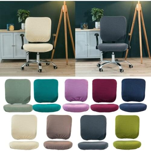 Soft Stretch Office Computer Desk Chair Cover Universal Seat Slipcover Decor
