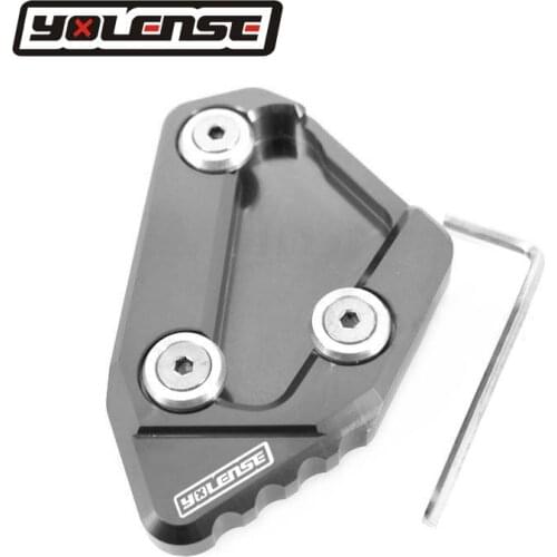 Motorcycle CNC Kickstand Foot Side Stand Extension Pad Support Plate For SUZUKI GSXR1000 GSX-R1000 GSXR 1000 2009-2016 2015 2014