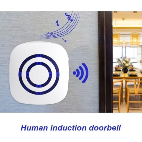 Professional Motion Sensor Wireless Digital Doorbell with PIR Sensor Infrared Detector Induction Alarm Door Bell Home Security