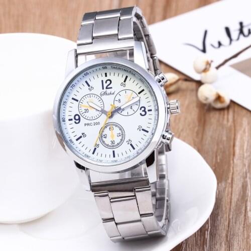 Luxury Business Quartz Wristwatch Men Watches Quartz Watch Stainless Steel Dial Casual Bracele Watch Chronograph Quartz Watch