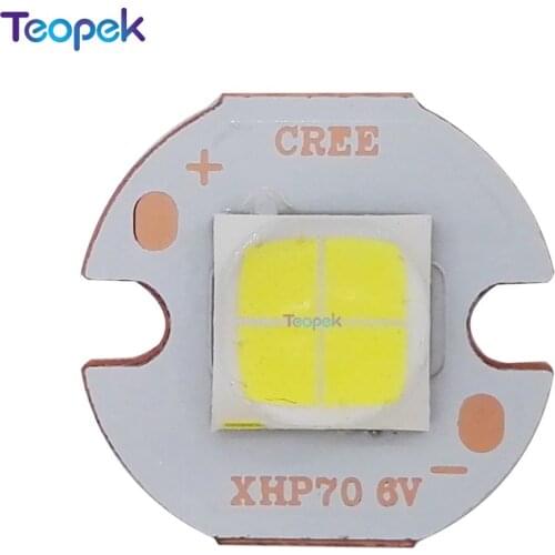 CREE XHP70 XHP 70 Cool White Neutral White Warm White High Power LED Emitter 30W 6V Or 12V Doide on 16mm 20mm Copper PCB