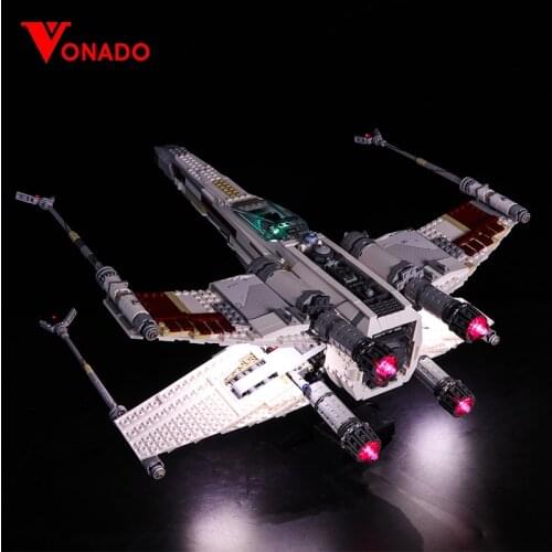 Led Light for 10240 X Wing Red Five Starfighter 05039 Building Blocks Bricks Toys (only Light+battery Box)