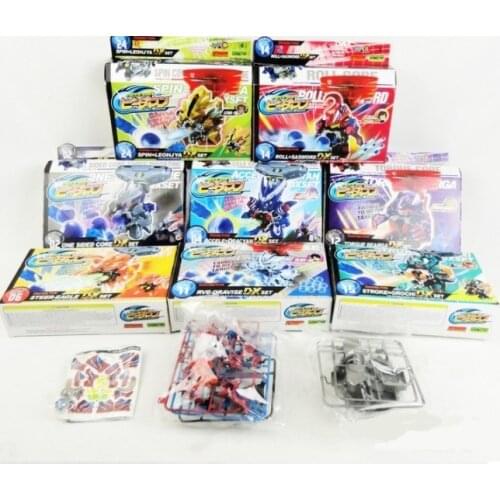 TOMY Bom Bom Action FigureDX Explosive Battle Es Marble Police Thunder Blue Dragon Flame Emperor Golden Dragon Assembly Toy