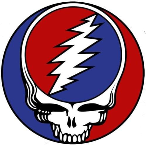 Creative Gratitude Skull Head Colorful Car Stickers PVC Personality Fashion Auto Windows Exquisite Decals Waterproof Decoration