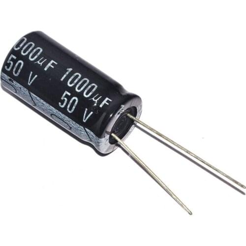 10 pcs Aluminum electrolytic capacitor 1000 uF 50 V 13 * 20 mm frekuensi tinggi Radial Electrolytic kapasitor