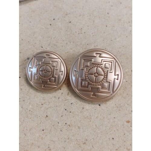 10 pcs,gold color metal button,World famous classic brand buttons, garment accessories DIY materials