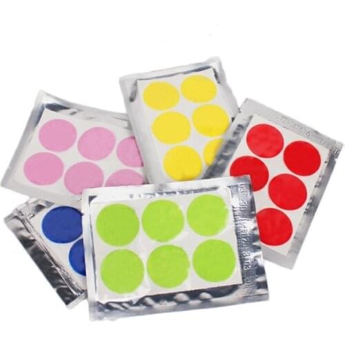 120pcs Mosquito Stickers DIY Mosquito Repellent Stickers Patches Cartoon Smiling Face Drive Repeller