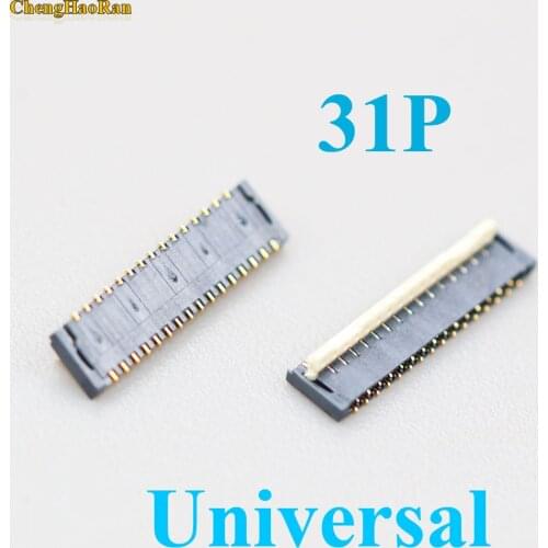 31PIN LCD Display Touch FPC Connector Port Plug on Mainboard for HTC Huawei Lenovo ZTE Jiayu Zopo THL Oppo replacement 31P