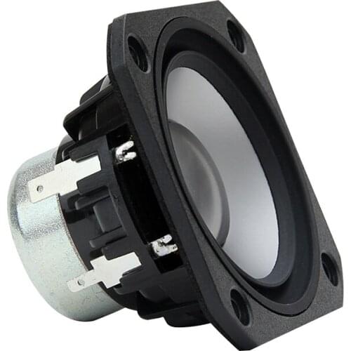 4ohm/8ohm 20W Full Range Speaker 2.5 inch 70mm Mid Range Speaker 25 Voice Coil Anodized Aluminum Loudspeaker DIY Home Theater