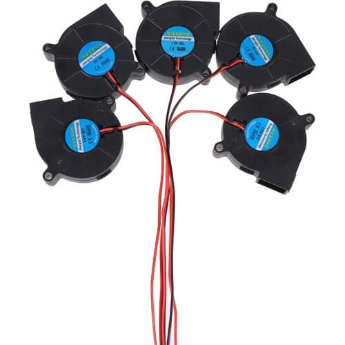 5015 Cooling Turbo Fan 5V 12V 24V For Cooler Blower Part 3D Printer Accessories