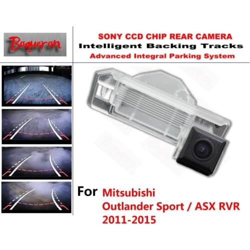 For Mitsubishi Outlander Sport ASX RVR 11-15 CCD Car Backup Parking Camera Intelligent Tracks Dynamic Guidance Rear View Camera