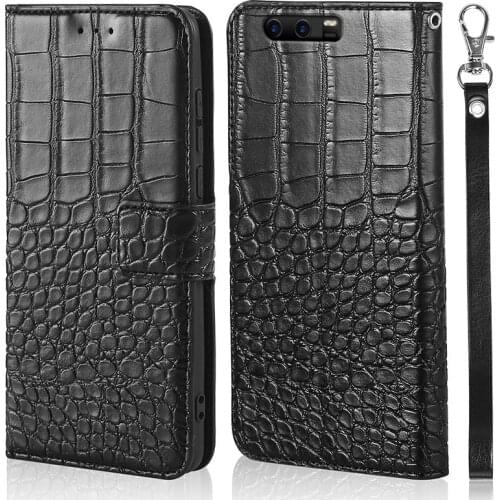 Case For Huawei Honor 9 STF-L09 STF-AL00 STF-AL10 STF-TL10 Phone case For Huawei Honor 9 case Crocodile texture leather