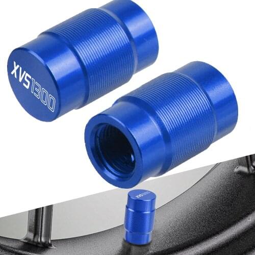For Yamaha XVS 1300 XVS1300 STRYKER 2011-2017 2012 2013 2014 2015 2016 Motorcycle Wheel Tire Valve Stem Caps CNC Airtight Covers